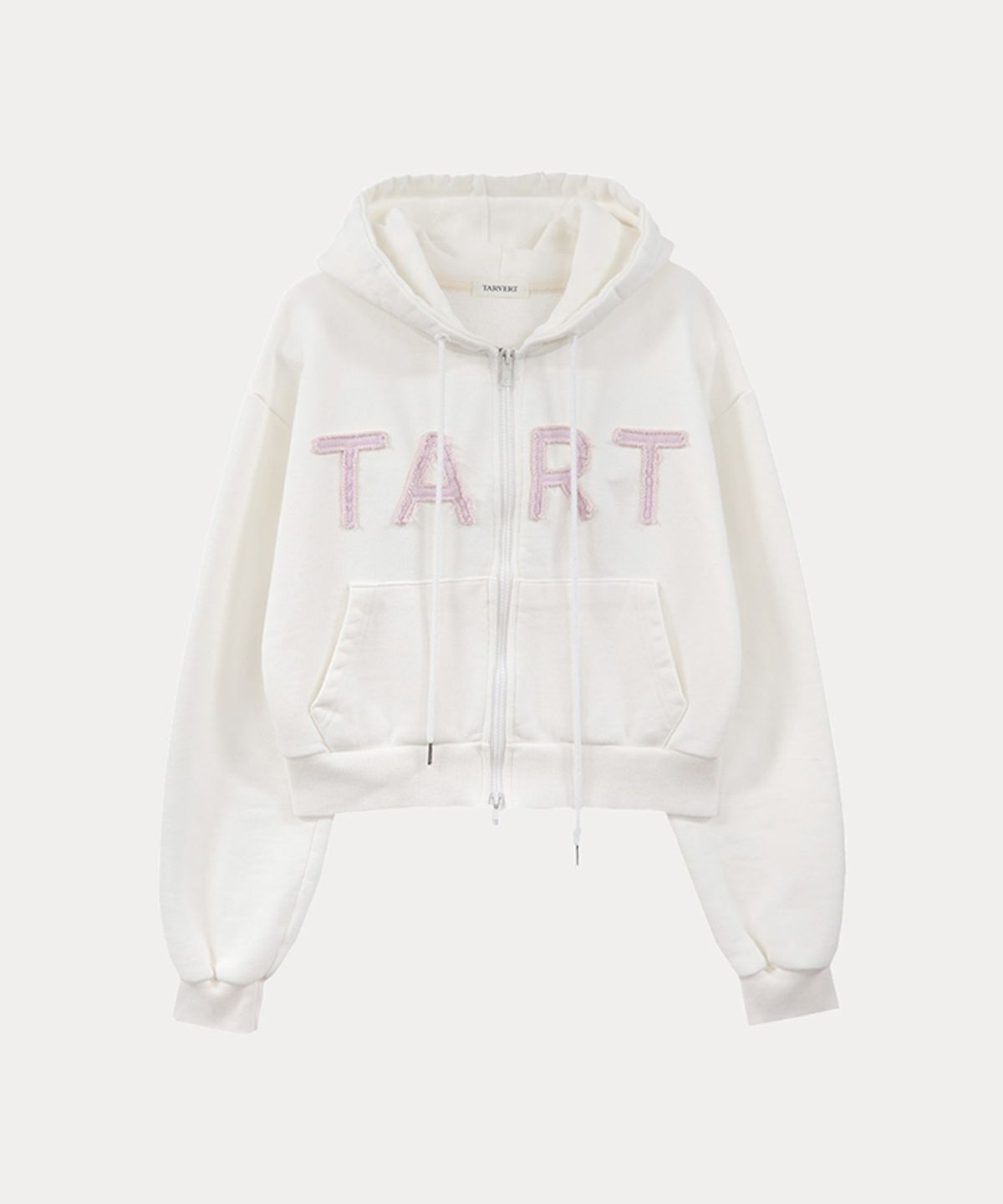 타버트(TARVERT) Tart Patch Hooded Zip Up - White