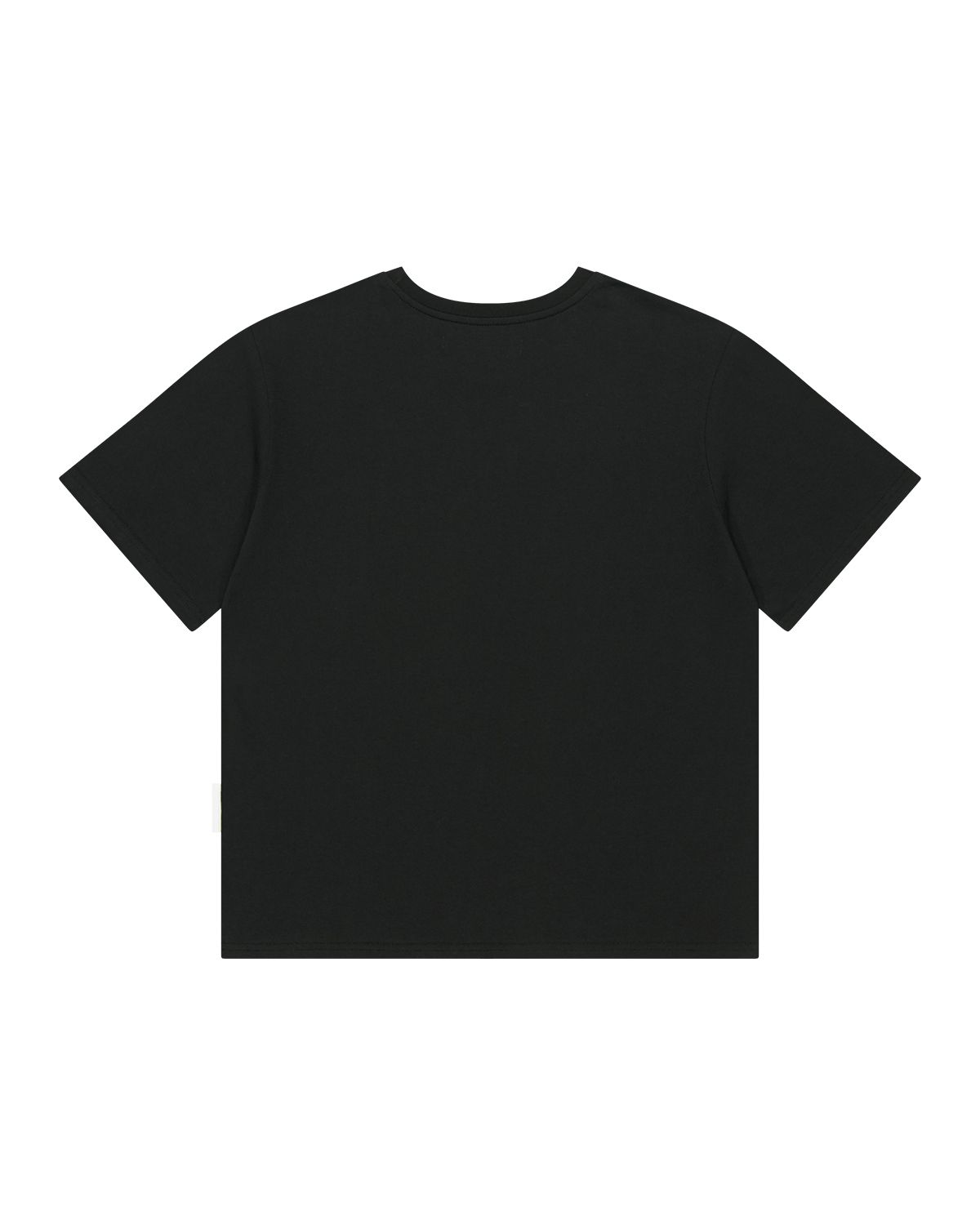 더뮤지엄비지터(THEMUSEUMVISITOR) FIVE FLOWER BLUR T-SHIRTS (BLACK)