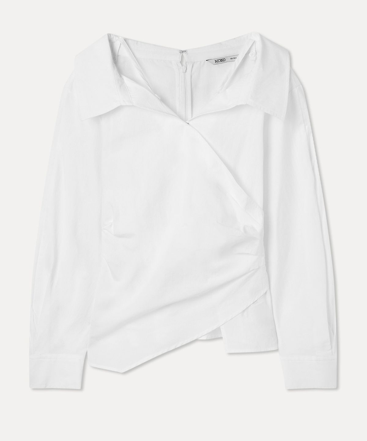 미쏘(MIXXO) 랩 변형 블라우스_MIWBLG411B