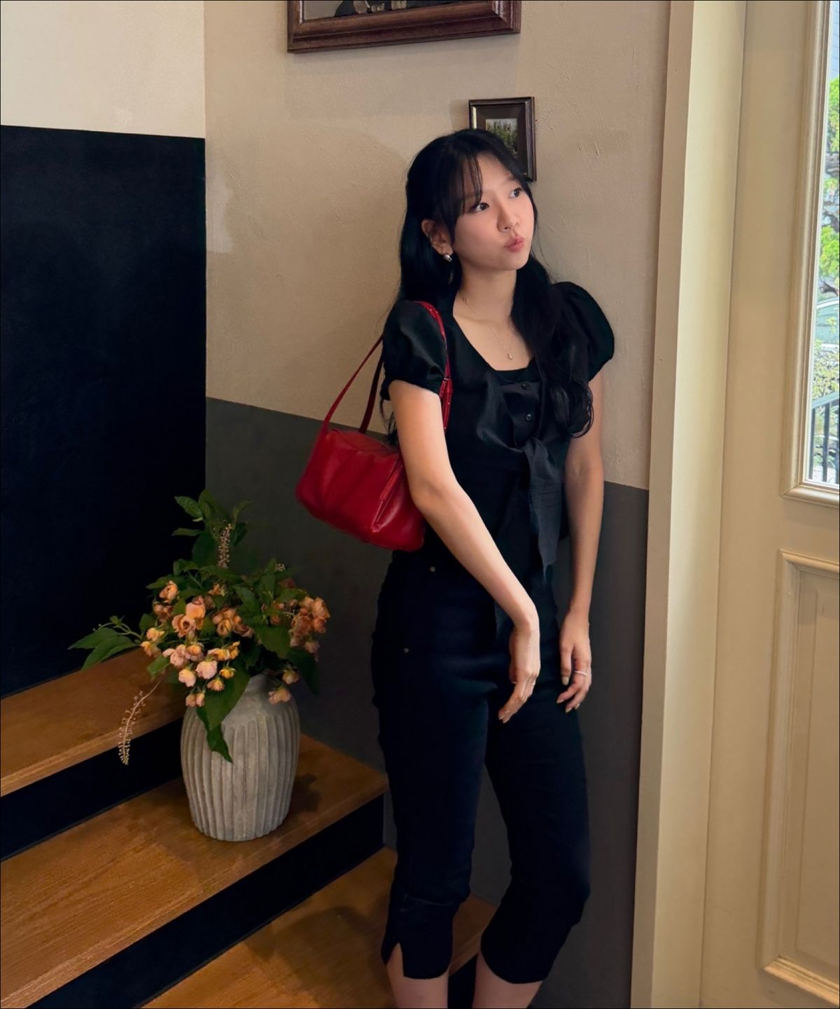 미쏘(MIXXO) Bow Detail Blouse