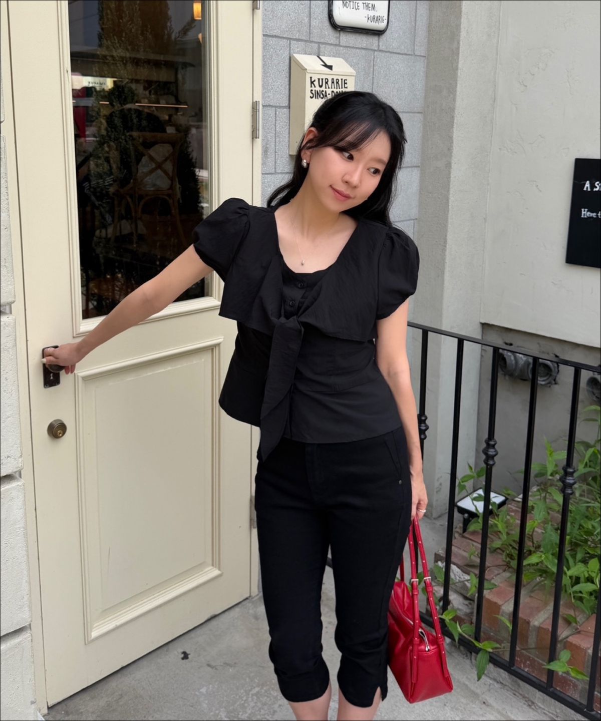 미쏘(MIXXO) Bow Detail Blouse