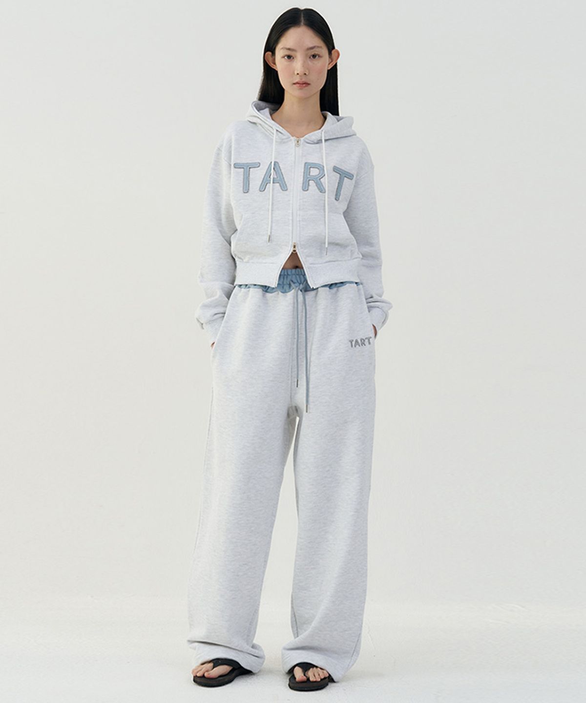 타버트(TARVERT) Tart Patch Sweatpants - White Melange