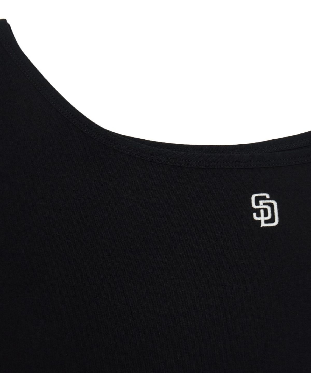 엠엘비(MLB) 여성 베이직 오프숄더 반팔 티셔츠 SD (Black)
