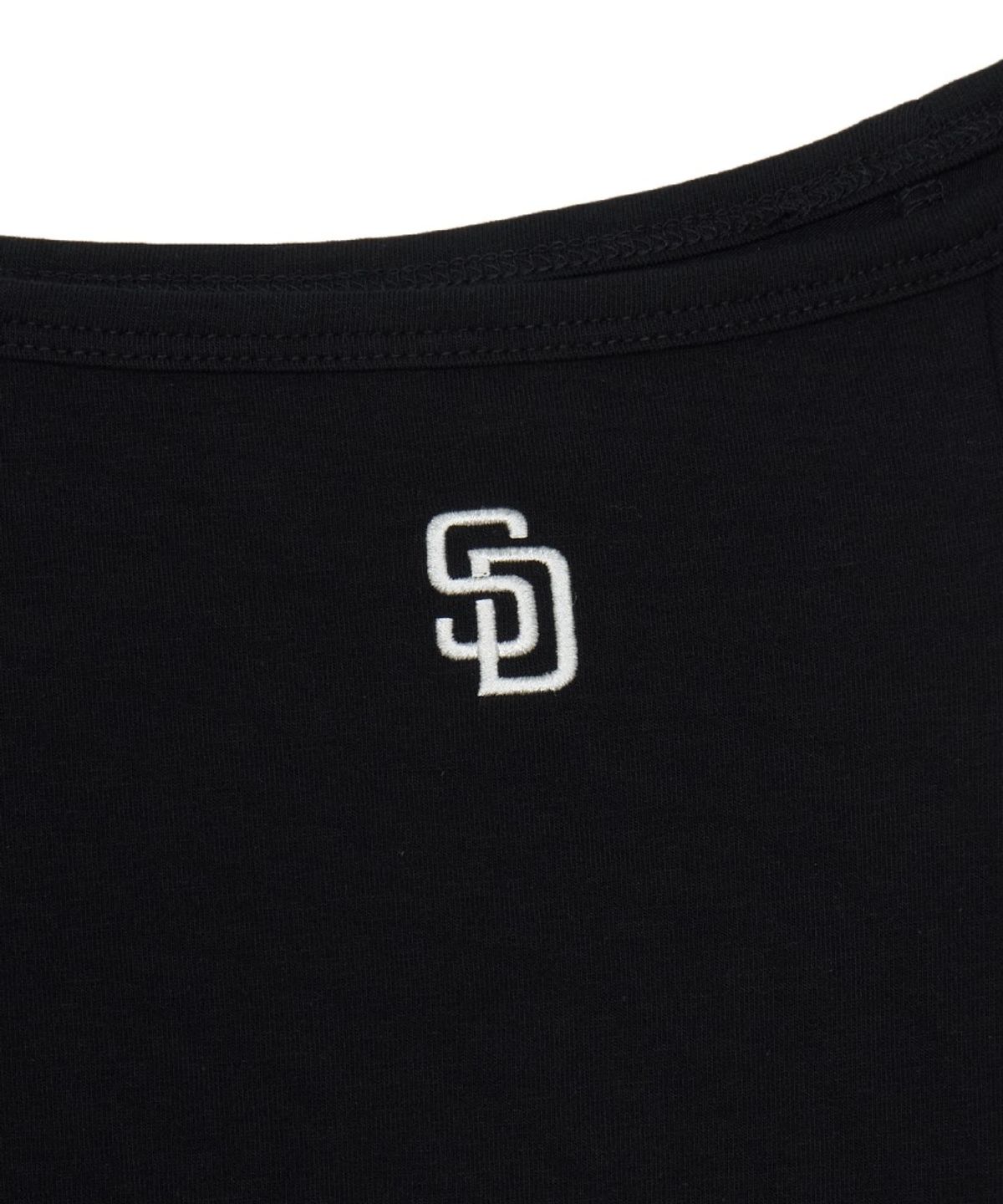 엠엘비(MLB) 여성 베이직 오프숄더 반팔 티셔츠 SD (Black)