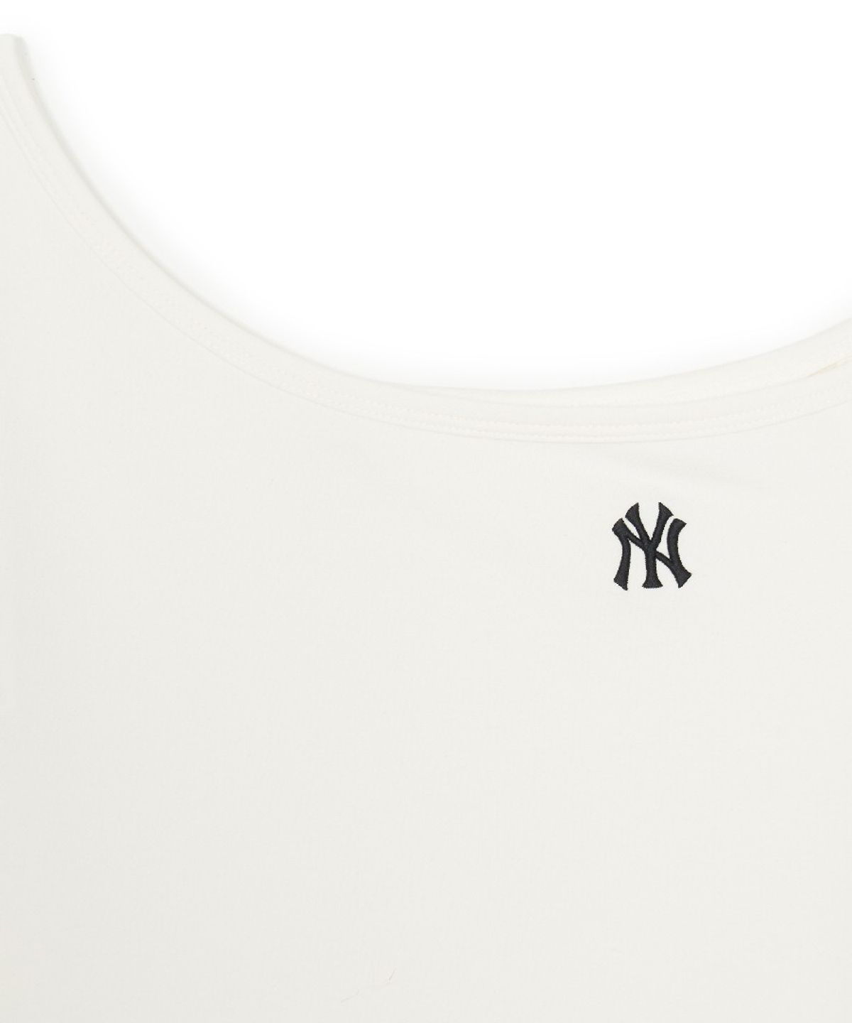 엠엘비(MLB) 여성 베이직 오프숄더 반팔 티셔츠 NY (Cream)