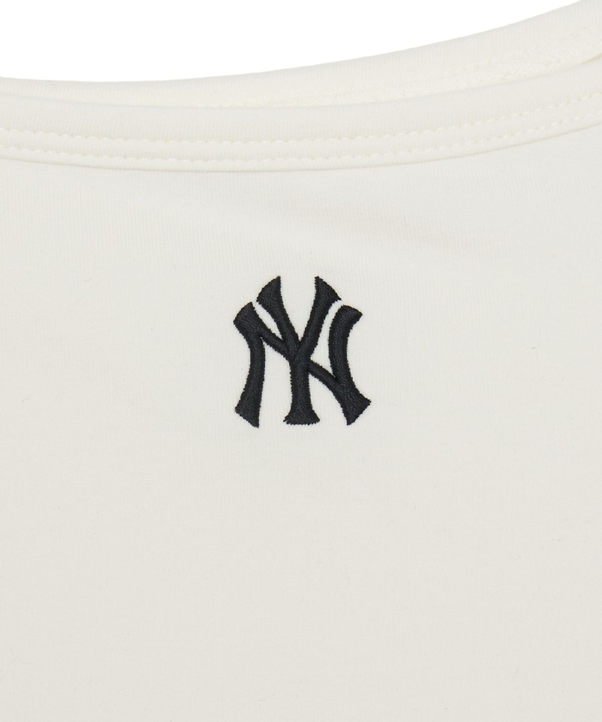 엠엘비(MLB) 여성 베이직 오프숄더 반팔 티셔츠 NY (Cream)