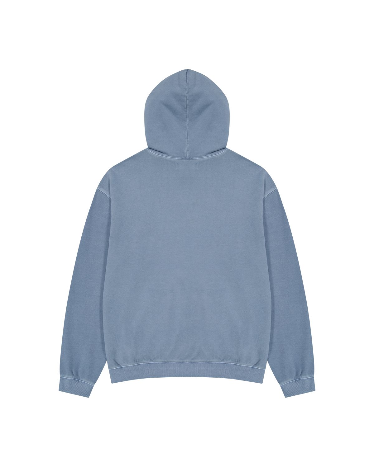 더뮤지엄비지터(THEMUSEUMVISITOR) ART PIGMENT HOODIE (BLUE)