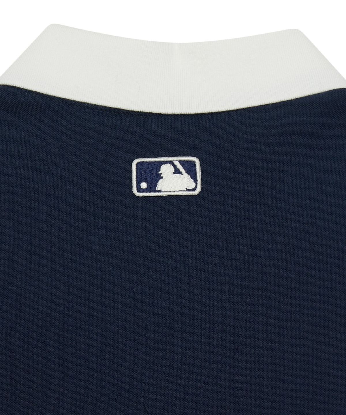 엠엘비(MLB) 베이직 스몰레터 컴포터블핏 카라 티셔츠 BOS (Navy)
