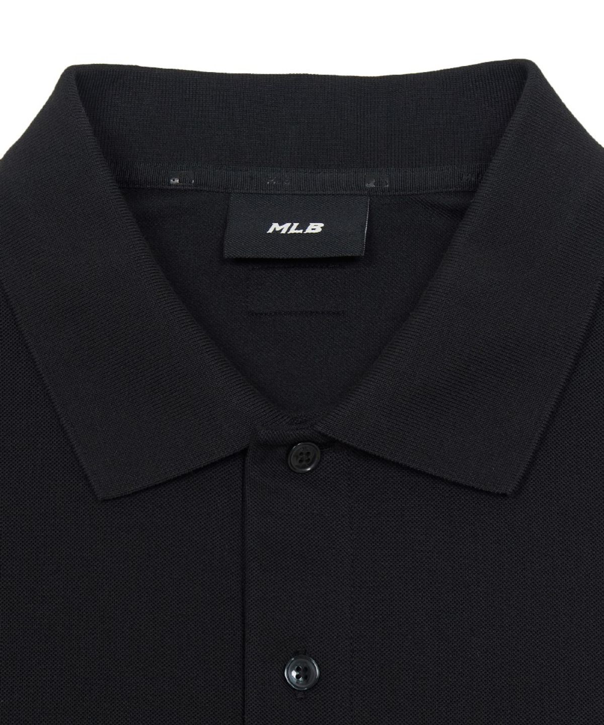 엠엘비(MLB) 베이직 컴포터블핏 카라 티셔츠 NY (Black)