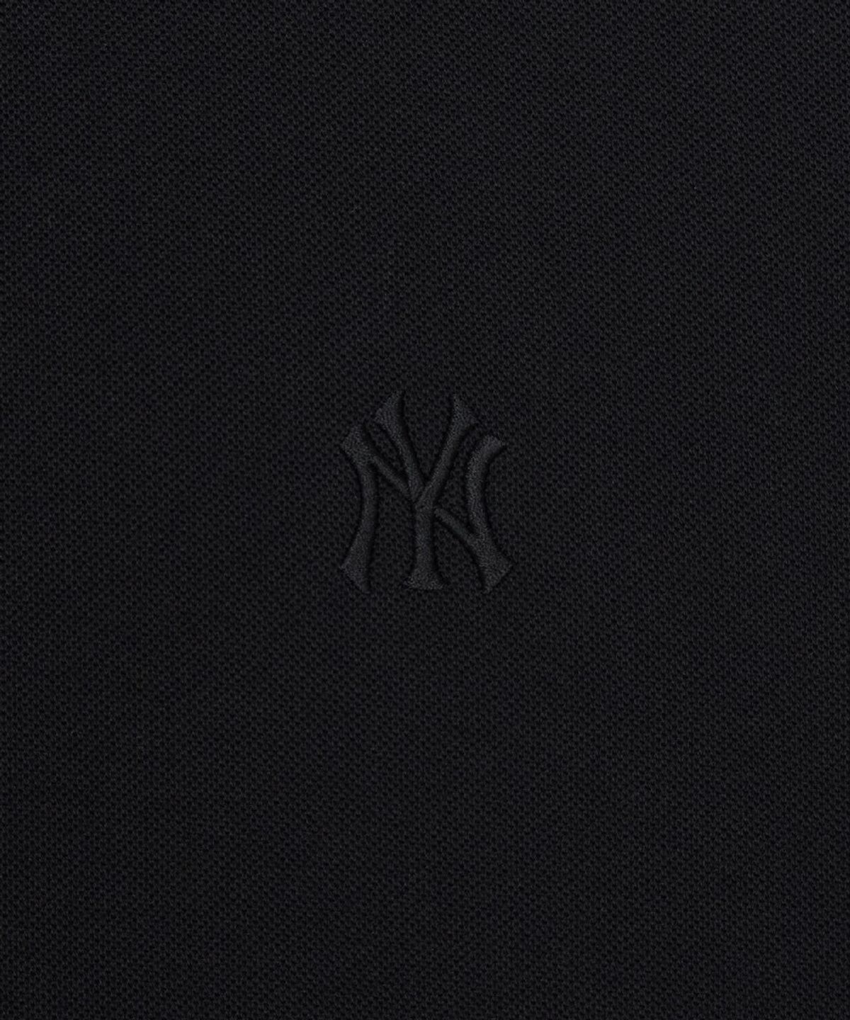 엠엘비(MLB) 베이직 컴포터블핏 카라 티셔츠 NY (Black)