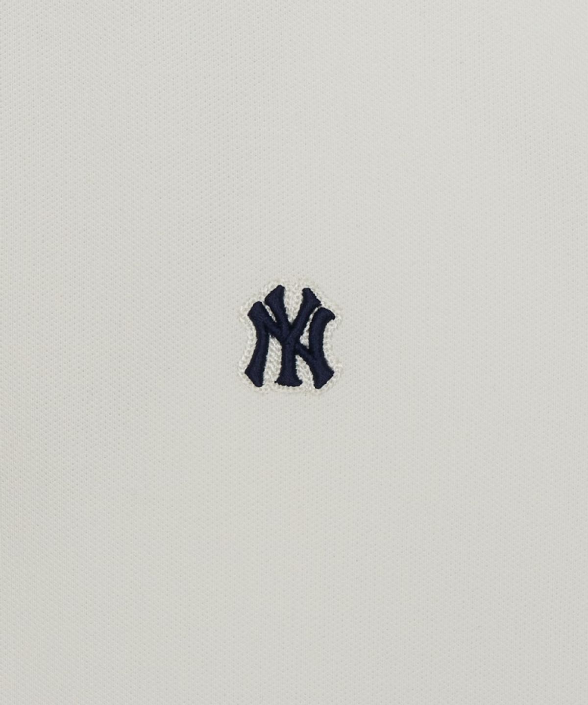 엠엘비(MLB) 여성 베이직 크롭 카라 티셔츠 NY (Ivory)
