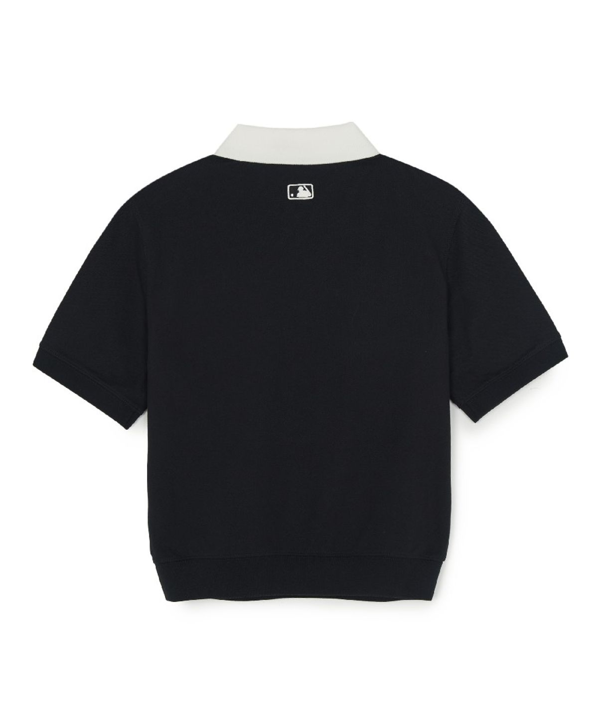 엠엘비(MLB) 여성 베이직 크롭 카라 티셔츠 NY (Black)
