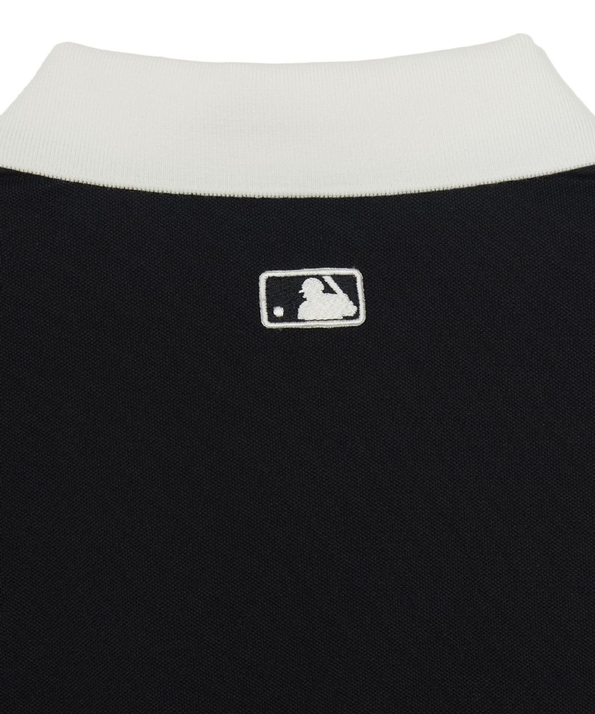 엠엘비(MLB) 여성 베이직 크롭 카라 티셔츠 NY (Black)