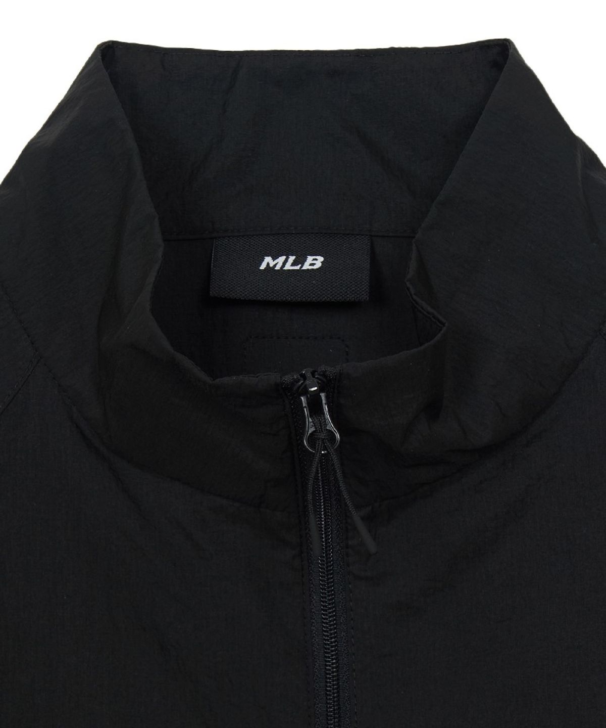 엠엘비(MLB) 여성 스포티브 컬시브 로고 스탠넥 바람막이 NY (Black)