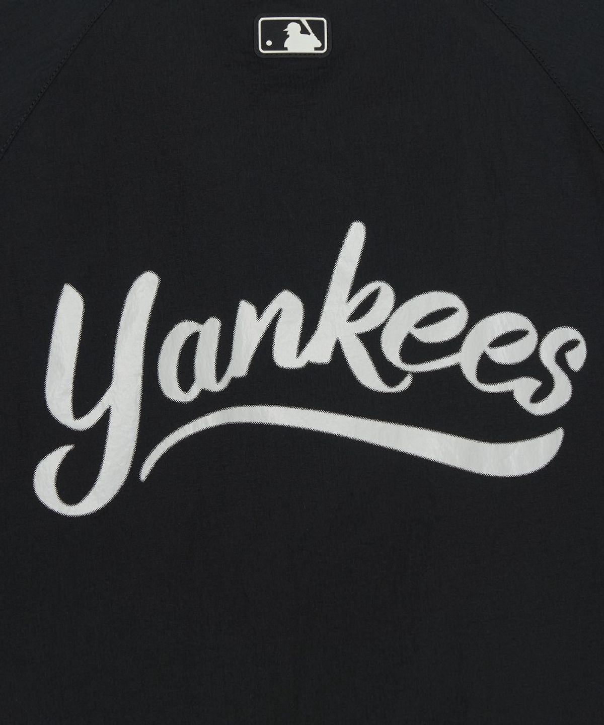 엠엘비(MLB) 여성 스포티브 컬시브 로고 스탠넥 바람막이 NY (Black)
