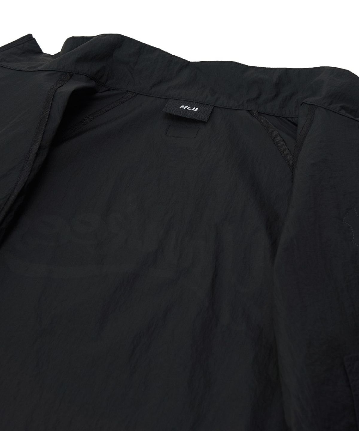 엠엘비(MLB) 여성 스포티브 컬시브 로고 스탠넥 바람막이 NY (Black)