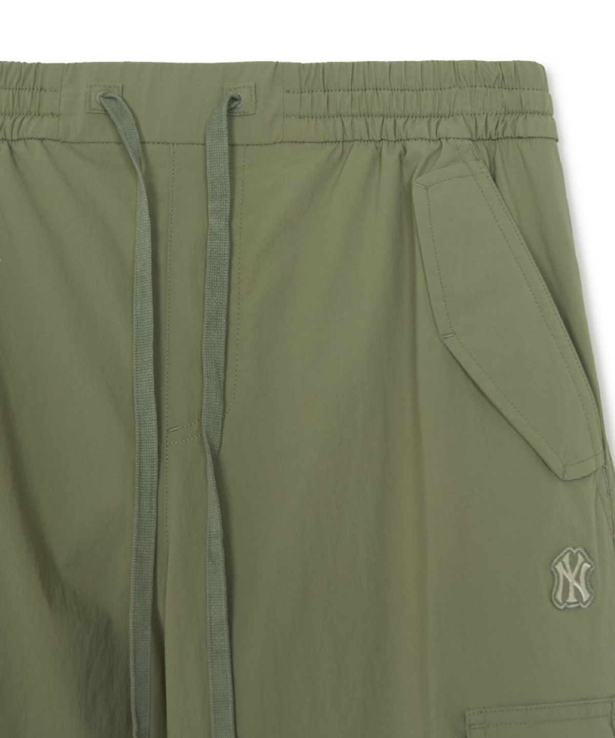 엠엘비(MLB) 여성 코튼터치 스트랩 카고 세미 와이드 팬츠 NY (Ptn.Khaki)