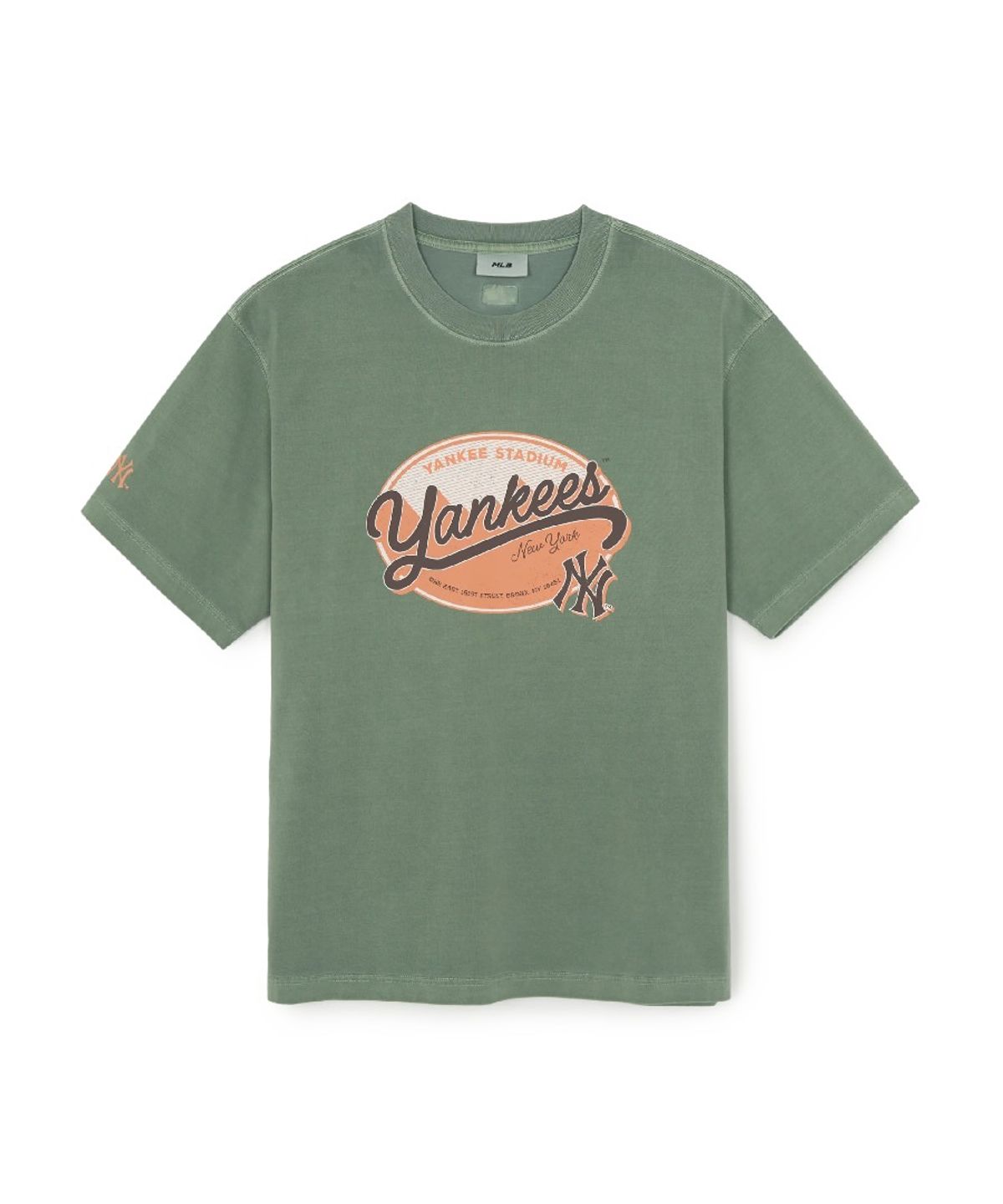 엠엘비(MLB) 빈티지 워싱 그래픽 반팔 티셔츠 NY (Green)