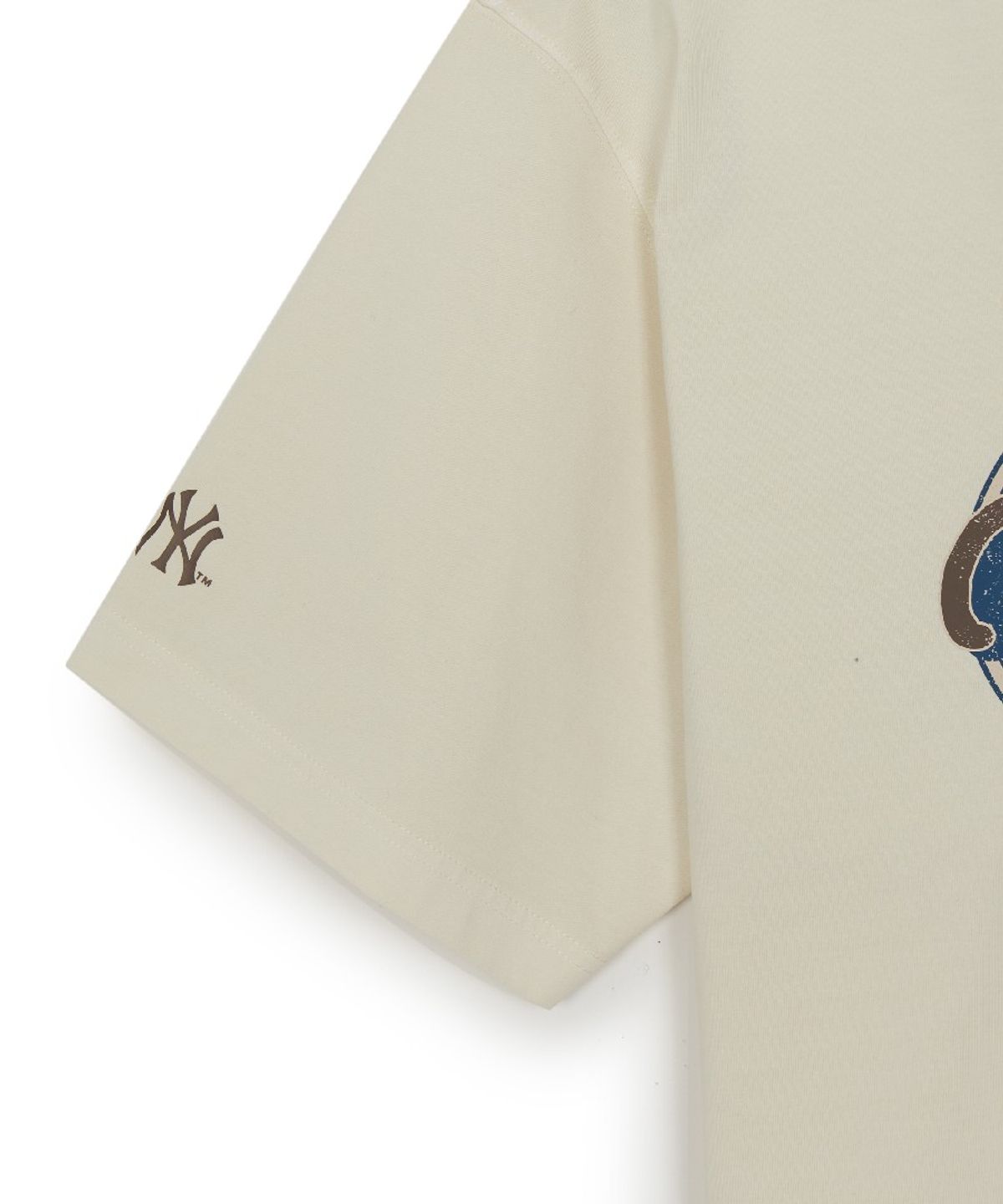 엠엘비(MLB) 빈티지 워싱 그래픽 반팔 티셔츠 NY (Cream)
