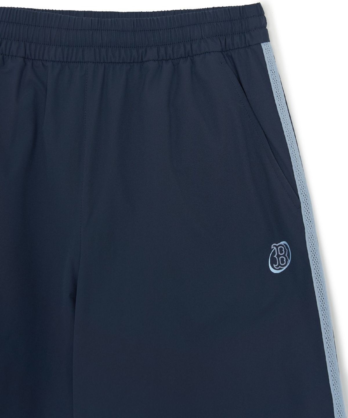 엠엘비(MLB) 스트릿 스포티브 테이핑 와이드 팬츠 BOS (Navy)