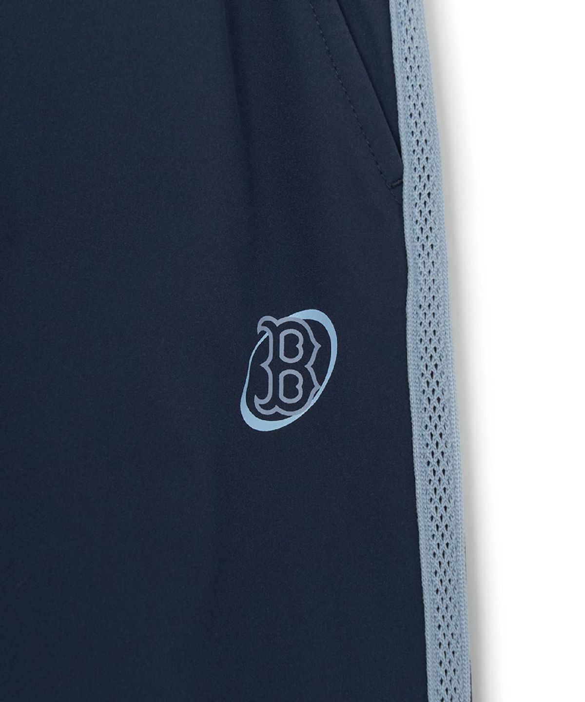 엠엘비(MLB) 스트릿 스포티브 테이핑 와이드 팬츠 BOS (Navy)