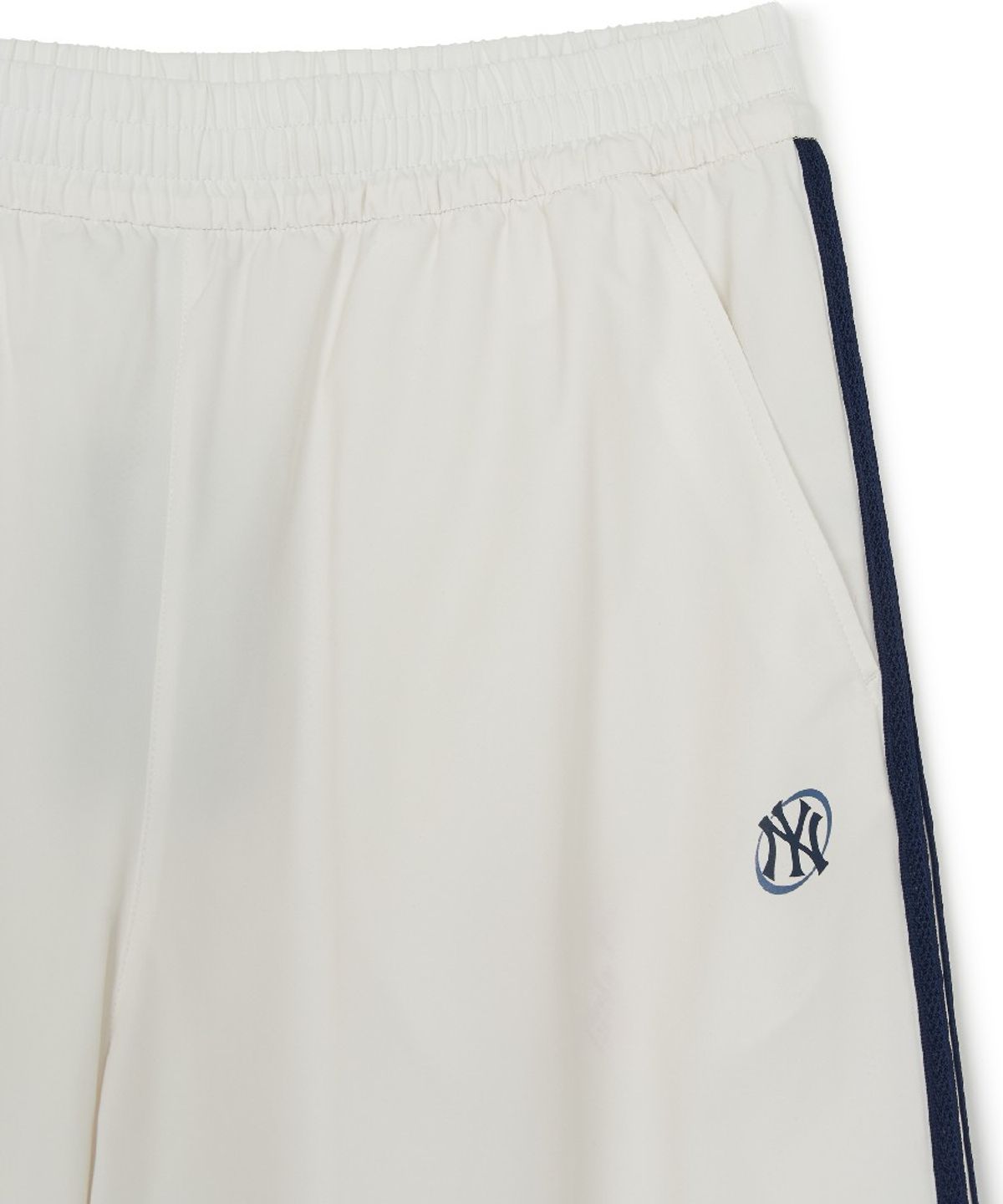 엠엘비(MLB) 스트릿 스포티브 테이핑 와이드 팬츠 NY (Ivory)