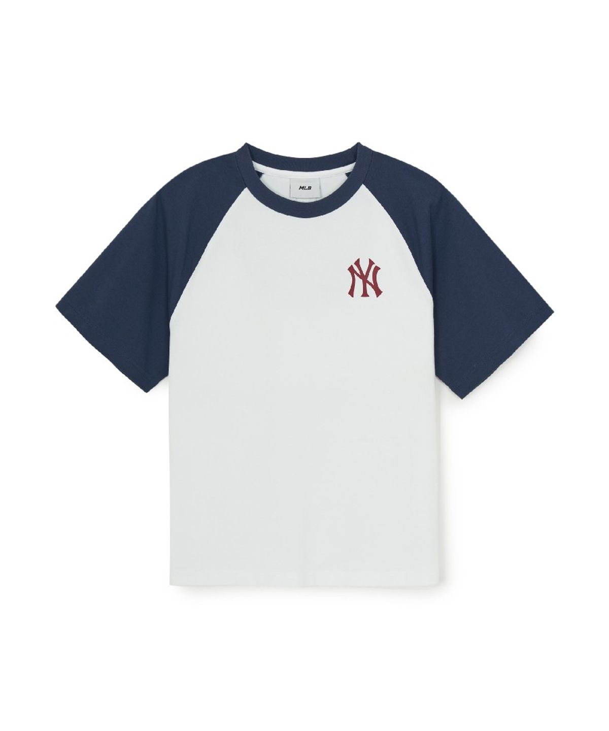 엠엘비 키즈(MLB KIDS) 스포티브 바시티 라글란 티셔츠 NY (White)