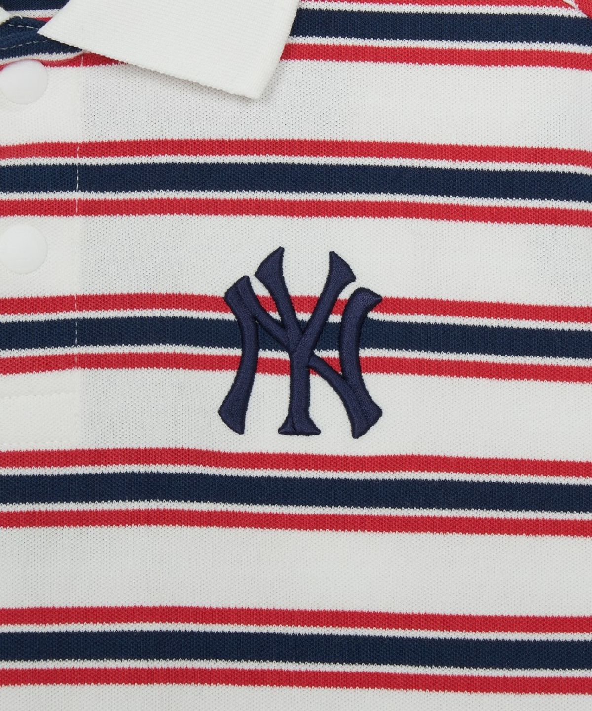 엠엘비 키즈(MLB KIDS) 바시티 럭비 반팔 티셔츠 NY (Navy)