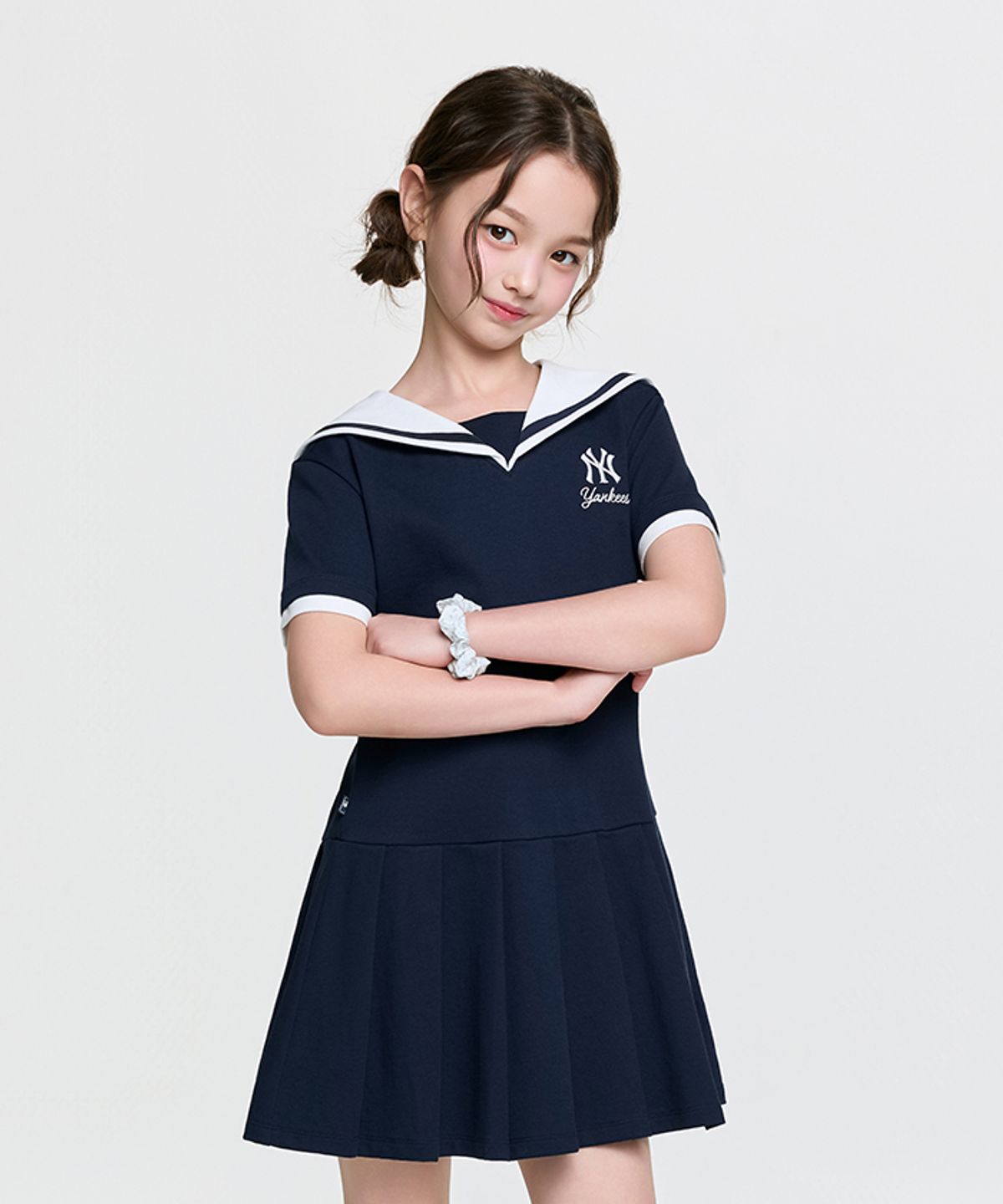 엠엘비 키즈(MLB KIDS) 바시티 세일러 원피스 NY (Navy)