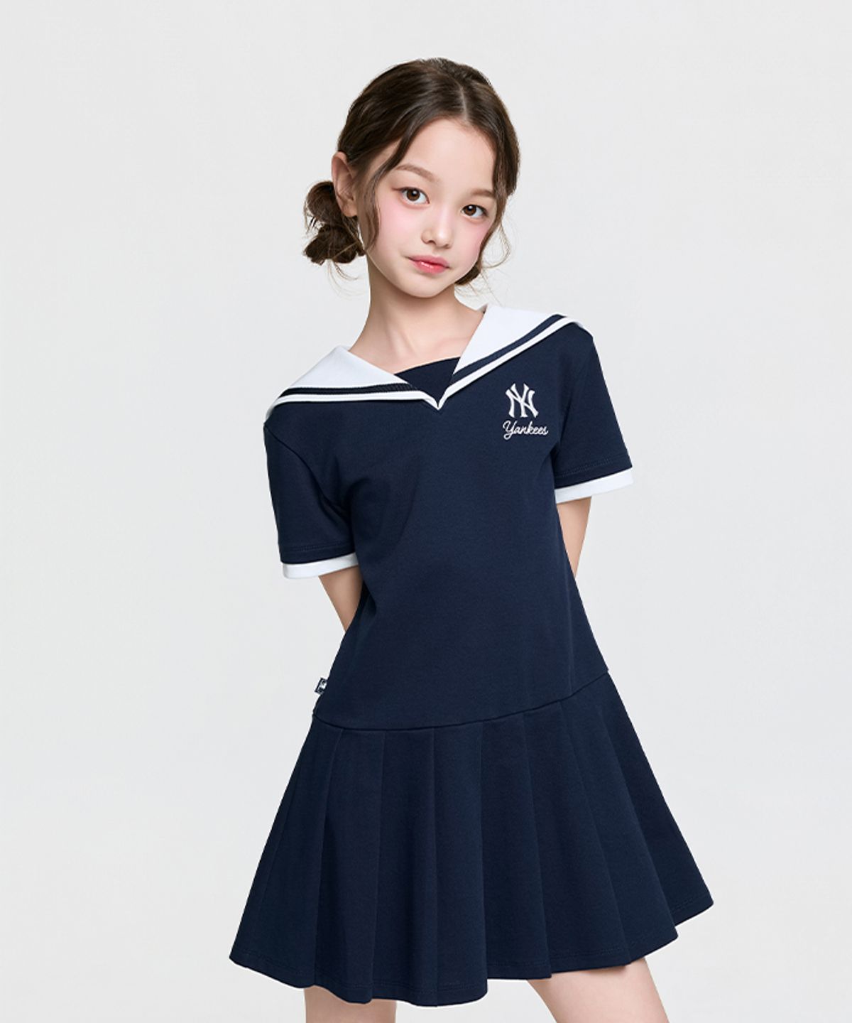 엠엘비 키즈(MLB KIDS) 바시티 세일러 원피스 NY (Navy)