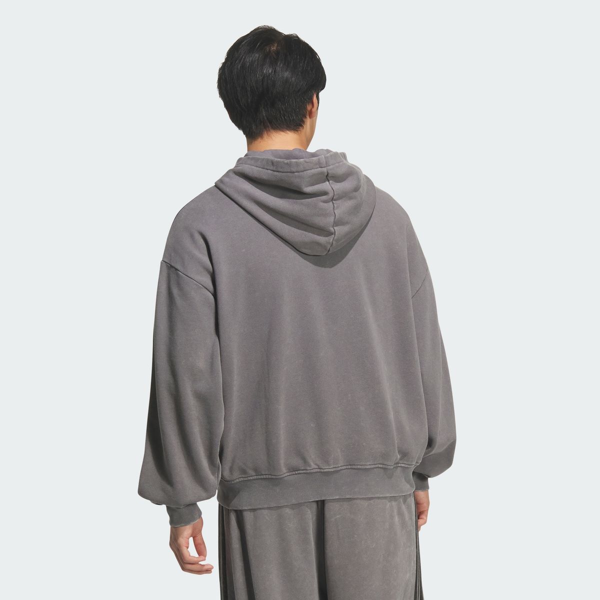 아디다스(ADIDAS) 팀가이스트 풀집 후디 - 그레이포그 / KQ5525