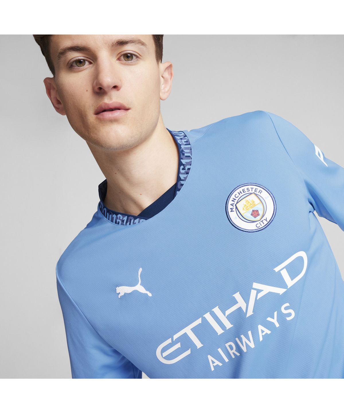 푸마(PUMA) MCFC 홈 긴팔 레플리카 져지 (77507601)