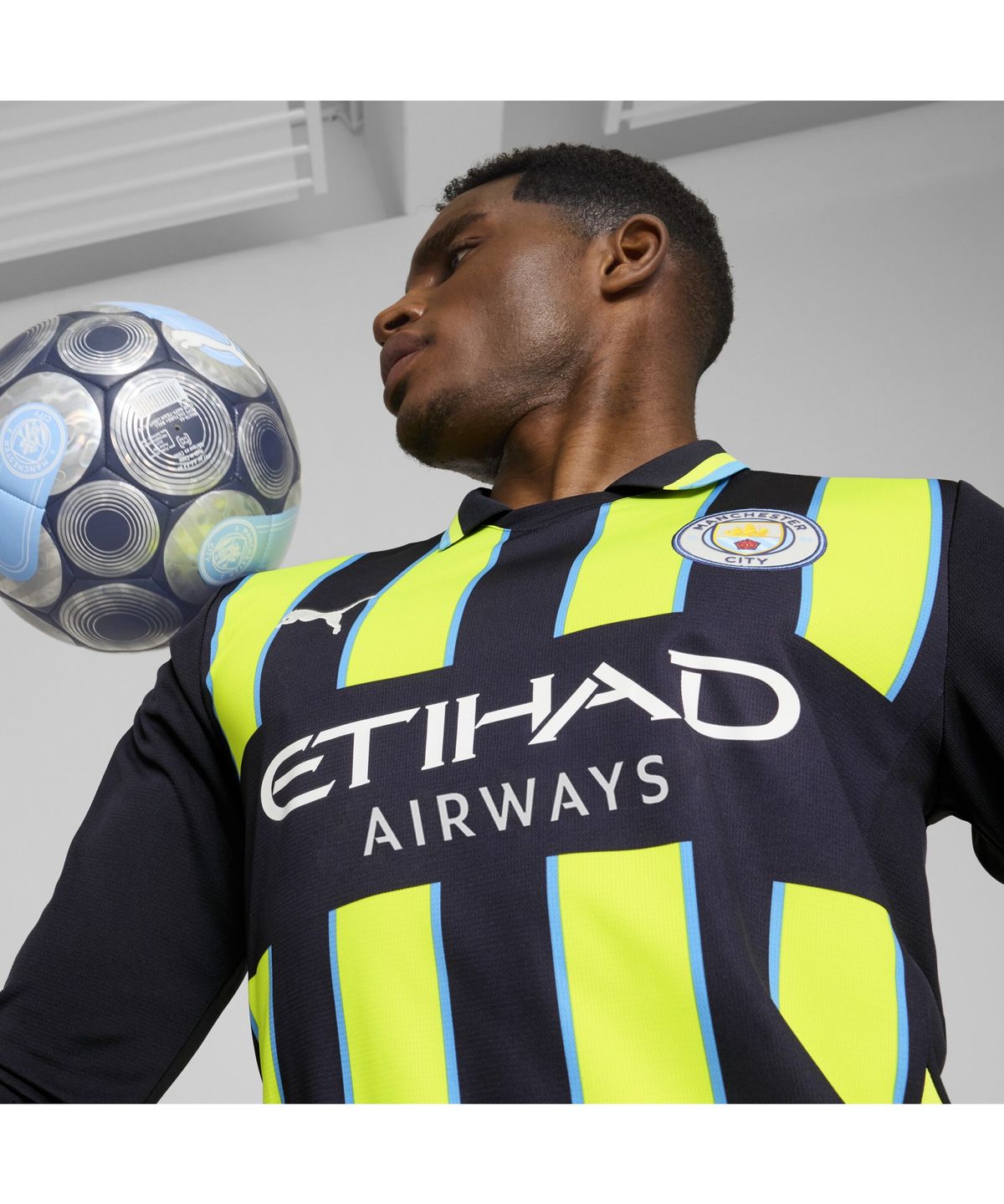 푸마(PUMA) MCFC 어웨이 긴팔 레플리카 저지 (77508702)