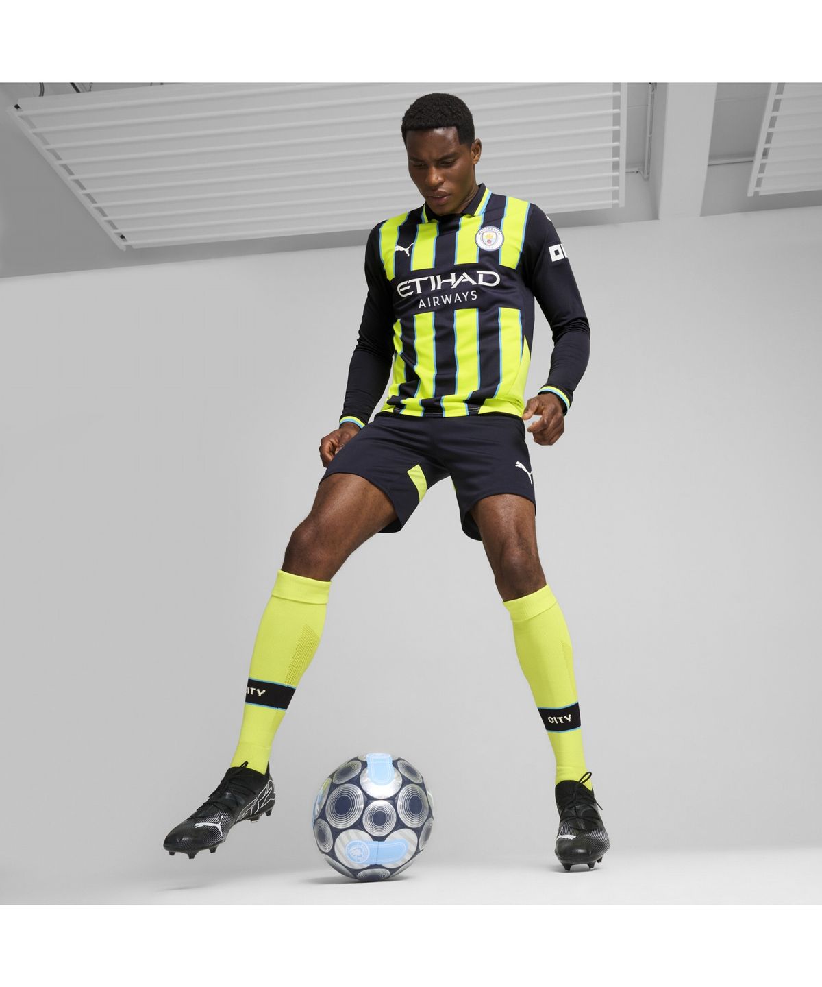 푸마(PUMA) MCFC 어웨이 긴팔 레플리카 저지 (77508702)
