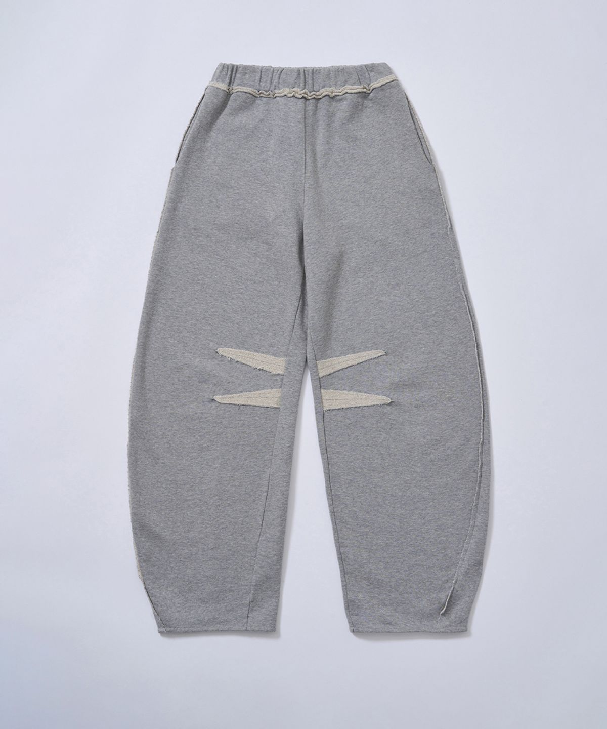 졸리앙볼(JOLIEENVOL) SCRATCH POINT BALLOON SWEAT PANTS (GREY)