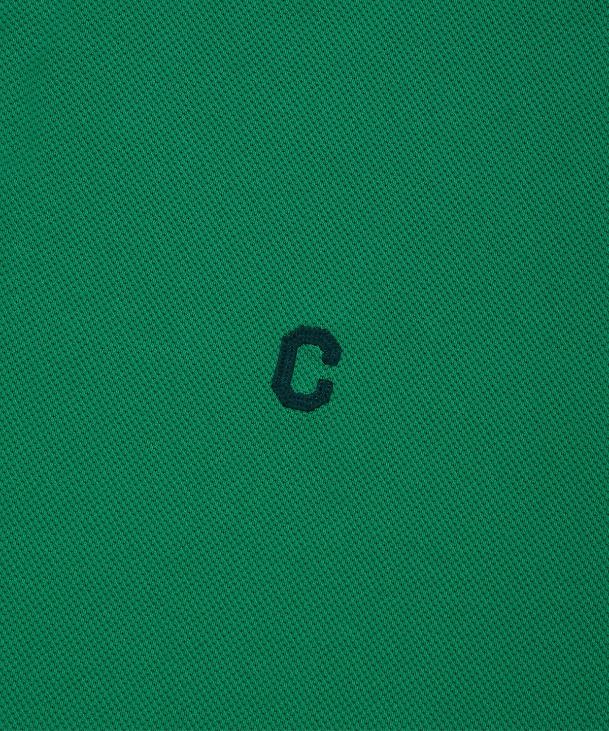 커버낫(COVERNAT) C 로고 쿨 피케 티셔츠 그린