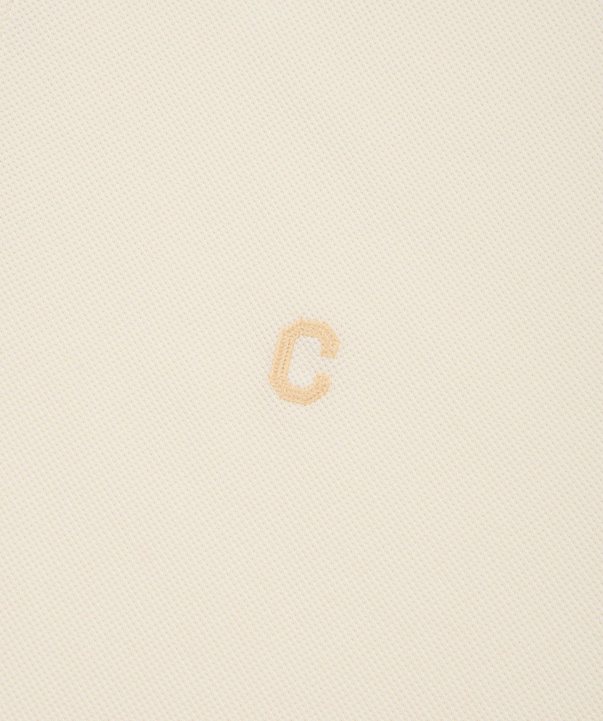 커버낫(COVERNAT) C 로고 쿨 피케 티셔츠 아이보리