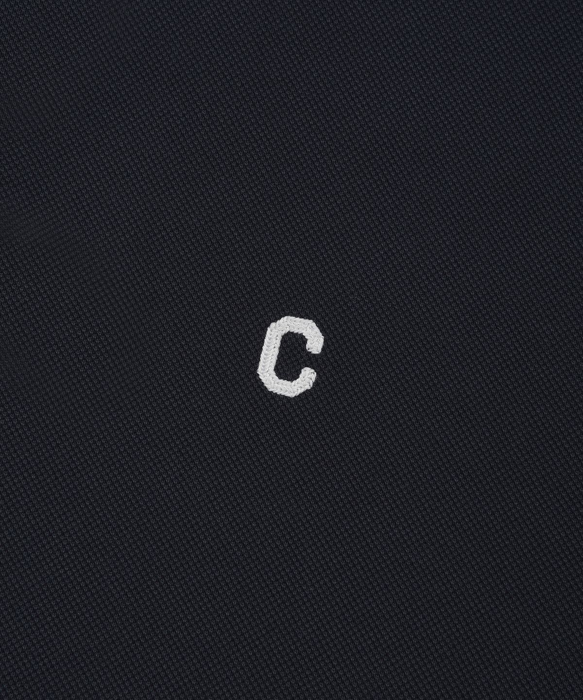 커버낫(COVERNAT) C 로고 쿨 피케 티셔츠 다크 네이비