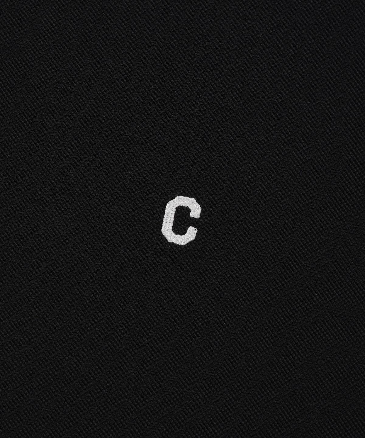 커버낫(COVERNAT) C 로고 쿨 피케 티셔츠 블랙