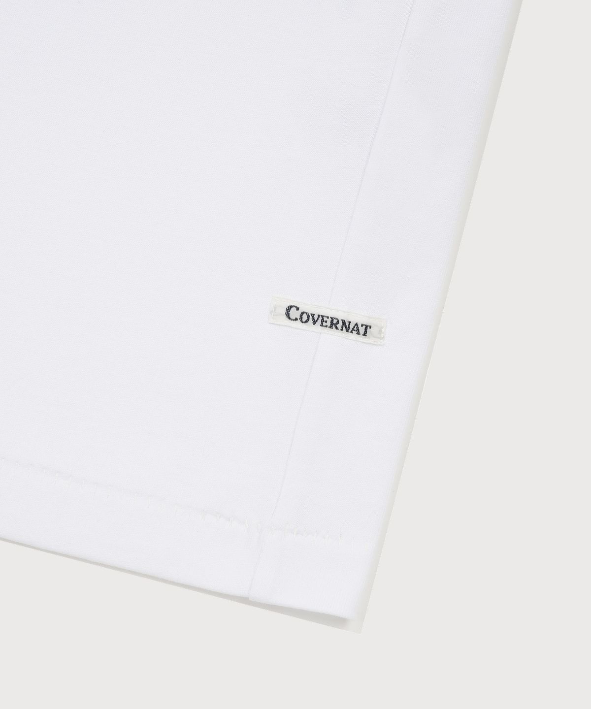 커버낫(COVERNAT) 브러시 레터링 그래픽 티셔츠 화이트