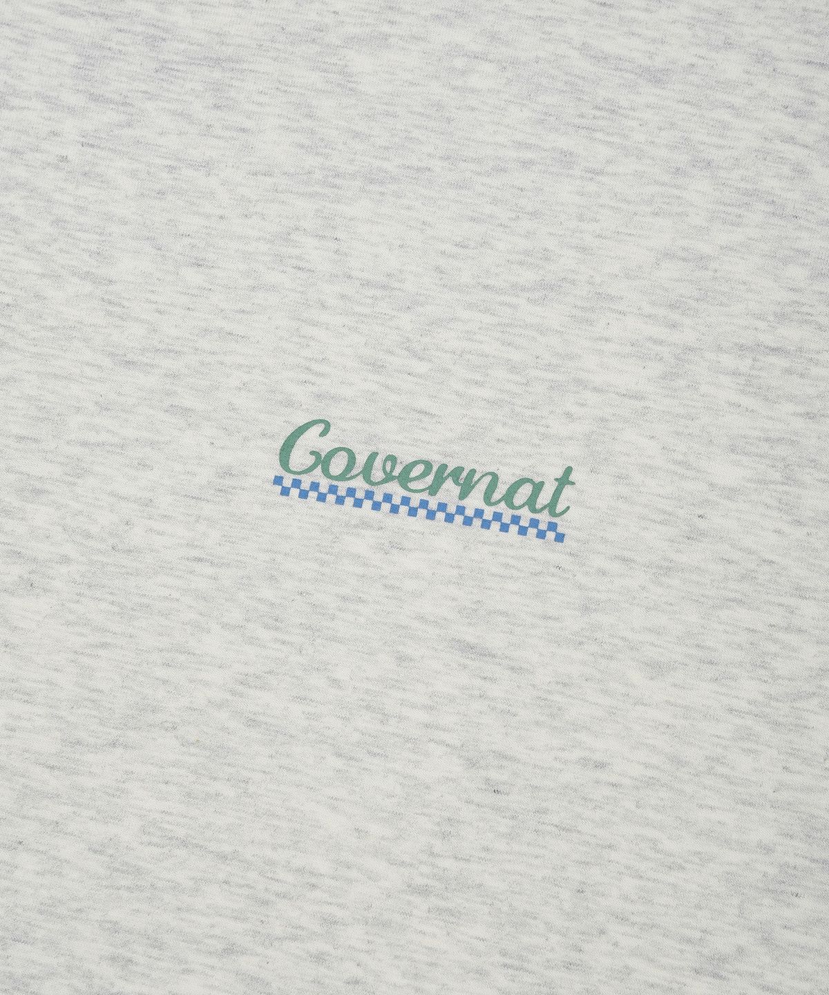 커버낫(COVERNAT) 쿨 코튼 서퍼 덕 그래픽 티셔츠 오트밀