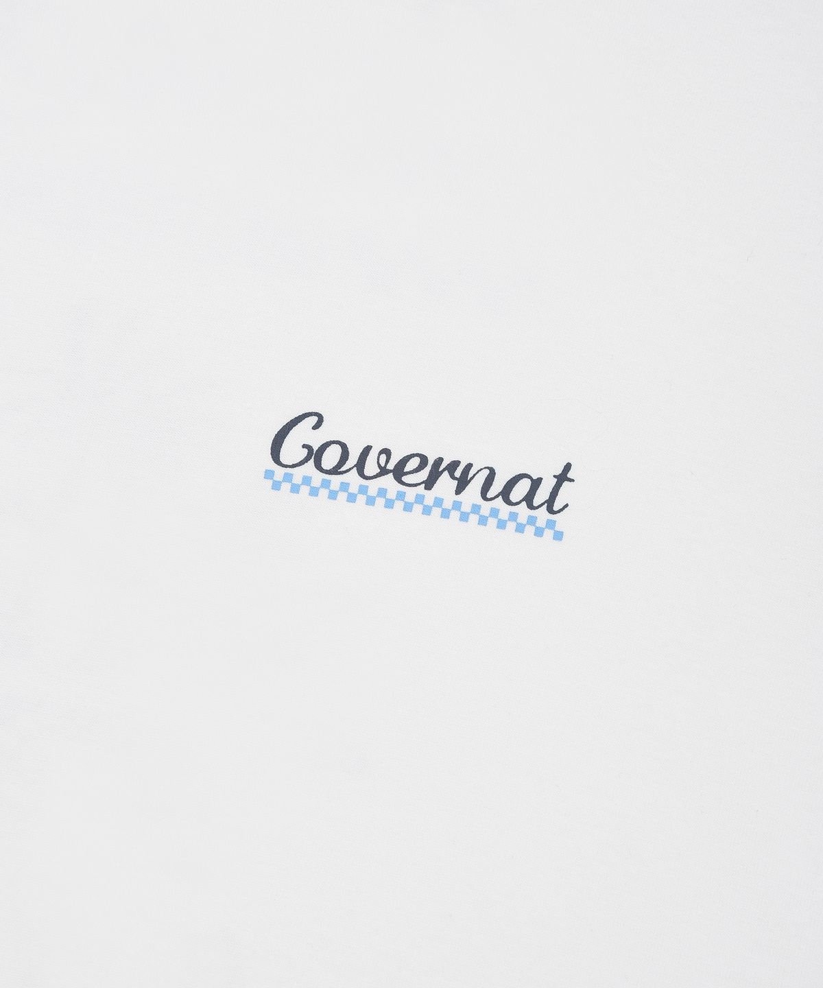 커버낫(COVERNAT) 쿨 코튼 서퍼 덕 그래픽 티셔츠 화이트