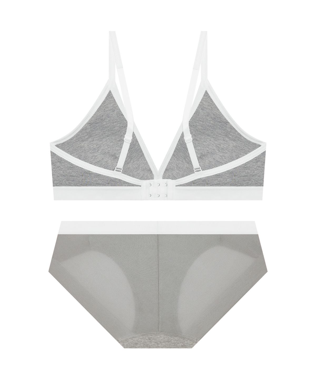 코데즈컴바인 이너웨어(CODES COMBINE INNERWEAR) 비쥬 브라렛 팬티세트_멜란지