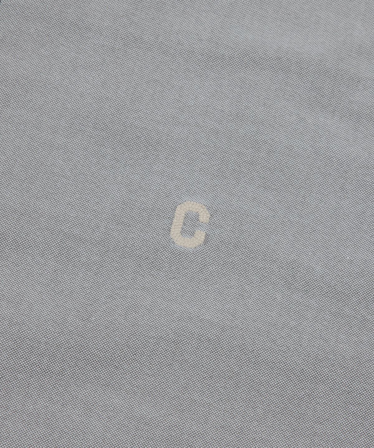 커버낫(COVERNAT) 쿨맥스® C 로고 옥스포드 하프 셔츠 그레이