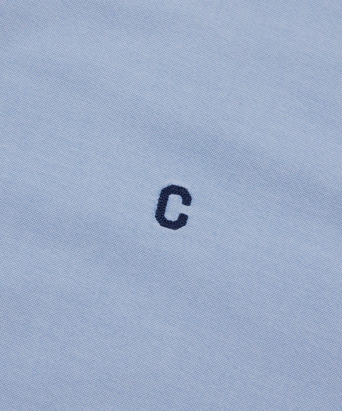 커버낫(COVERNAT) 쿨맥스® C 로고 옥스포드 하프 셔츠 블루