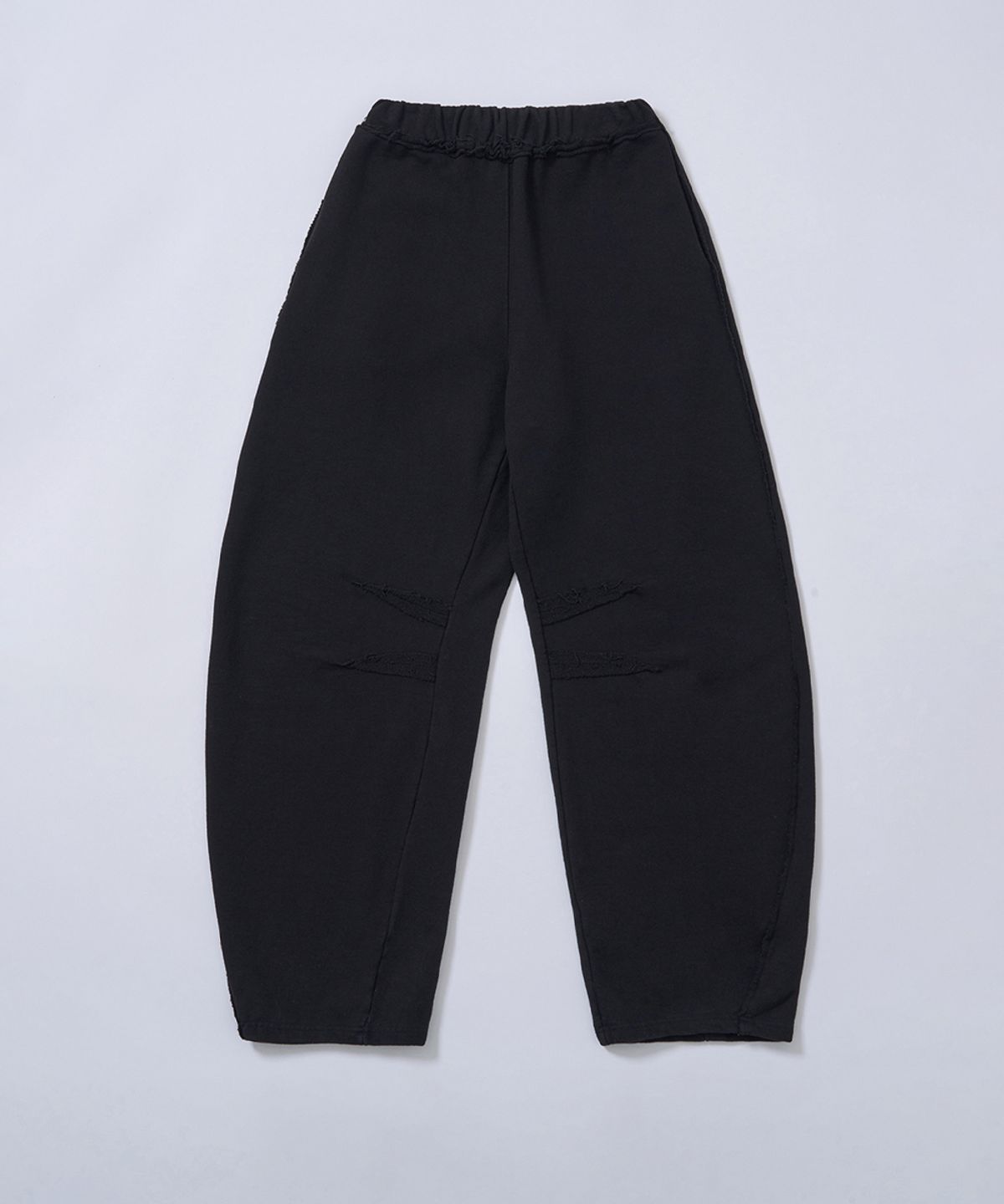 졸리앙볼(JOLIEENVOL) SCRATCH POINT BALLOON SWEAT PANTS (BLACK)