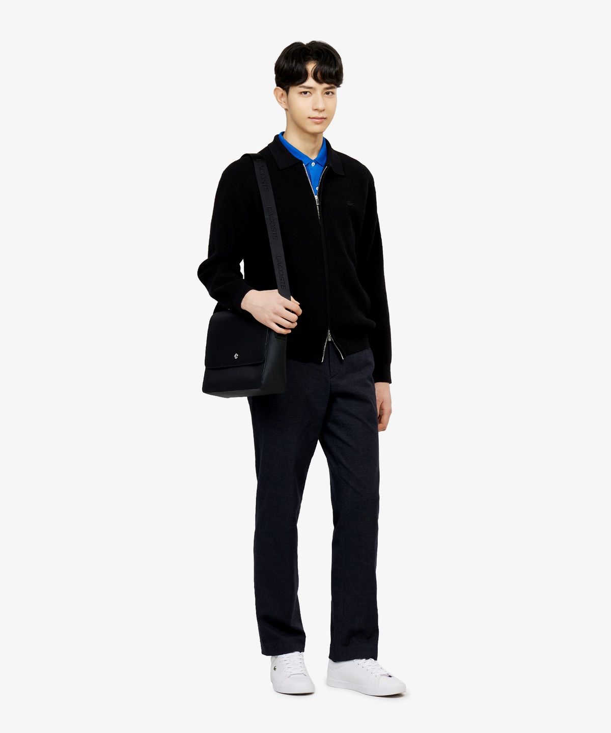 라코스테(LACOSTE) 남성 도비 조직 치노 HH650E-56G HDE