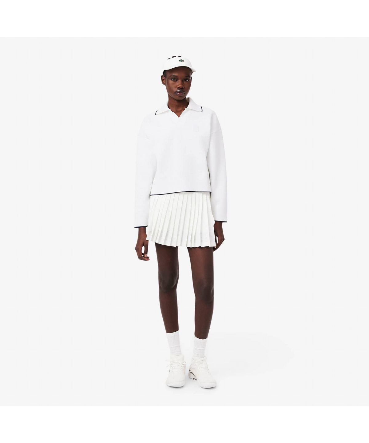 라코스테(LACOSTE) 여성 테니스 헤리티지 스웻셔츠 SF0224-56G 001