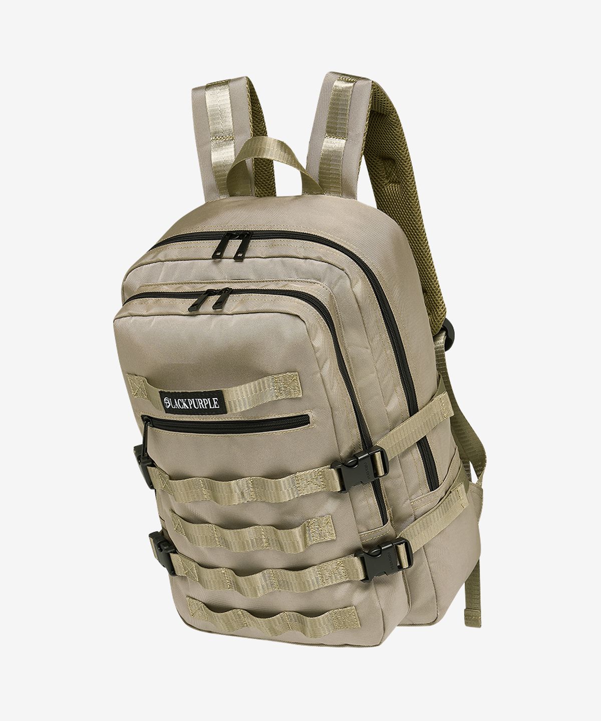 블랙 퍼플(BLACK PURPLE) 스페어 랩핑 백팩_베이지 Spare Wrapping Backpack_Beige