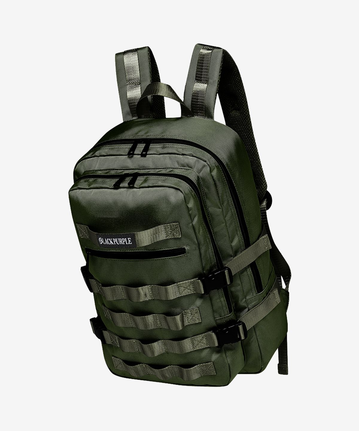 블랙 퍼플(BLACK PURPLE) 스페어 랩핑 백팩_카키 Spare Wrapping Backpack_Khaki